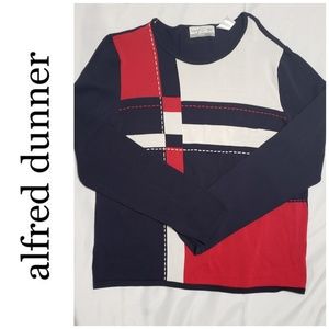 ⭐ Alfred Dunner Color Block Sweater (Petite Large)